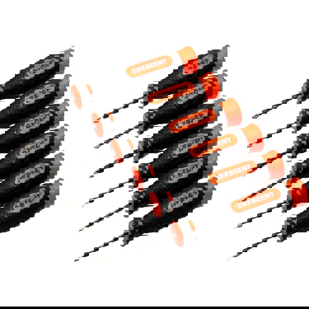 Screwdriver Sets; Screwdriver Types Included: Phillips , Slotted ; Container Type: Case ; Tether Style: Not Tether Capable ; Number Of Pieces: 6 ; Insulated: No